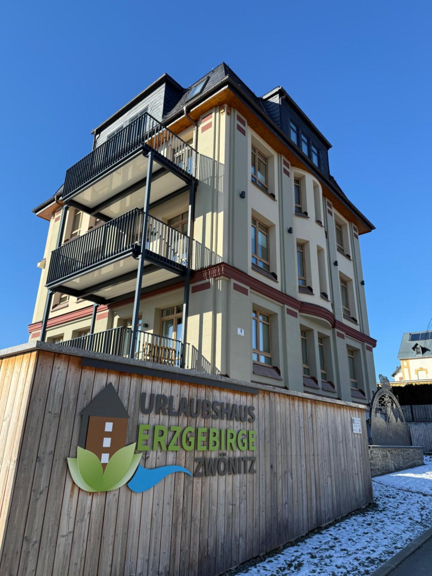 Urlaubshaus-Erzgebirge Hotel Zwoenitz ภายนอก รูปภาพ